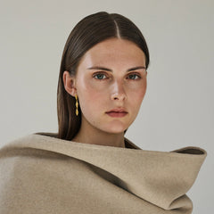 India Medium Earrings - Gold