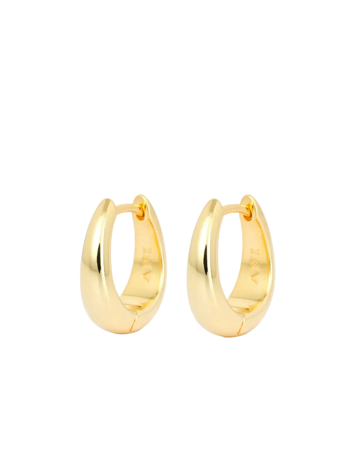 Ellipse Earrings - Gold