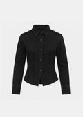 Eloise Embellished Shirt - Black