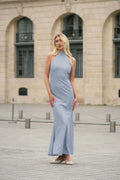 Elsie Maxi Dress - Blue Glitter