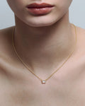Emerlald Chain Necklace - Gold