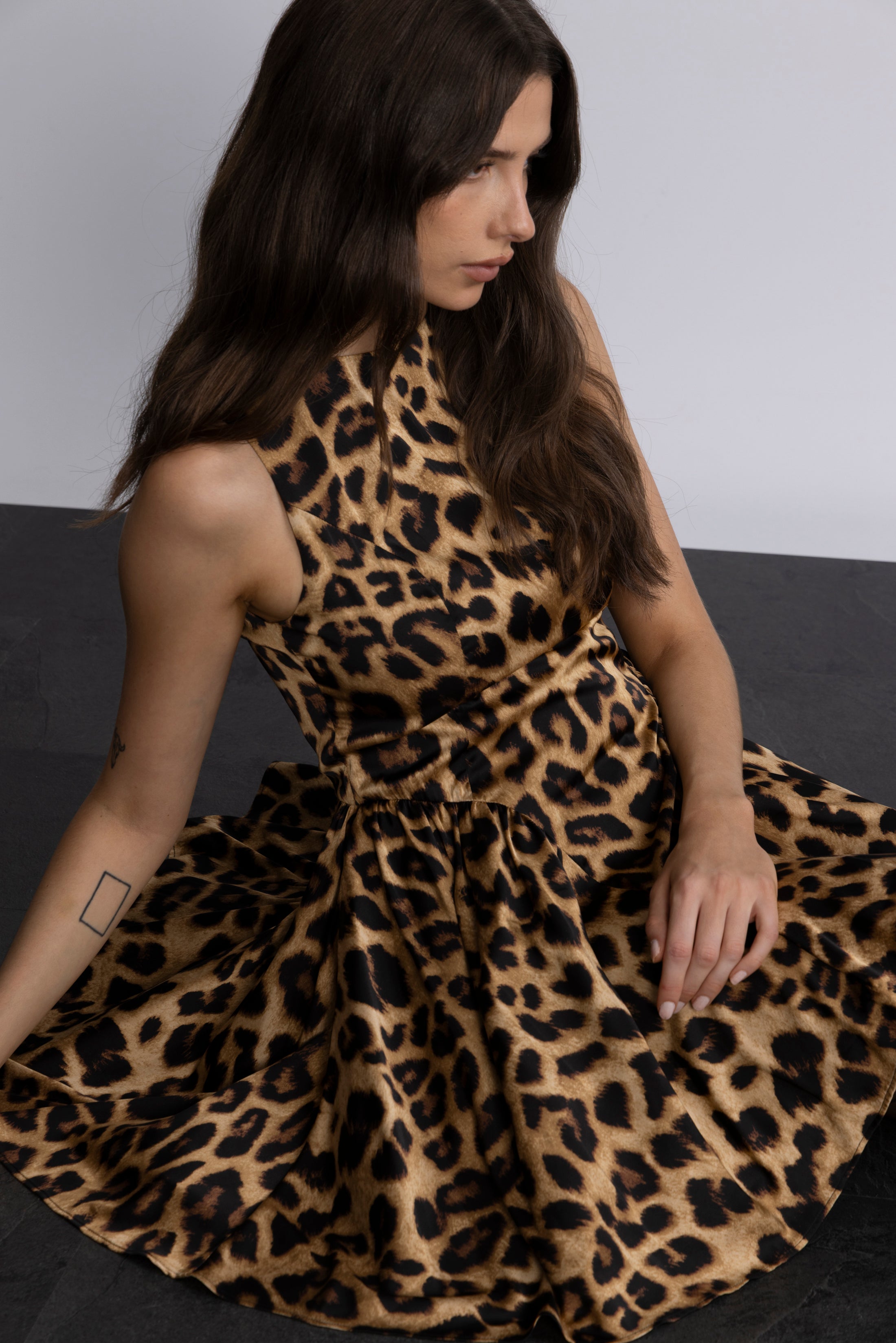 Charli Leo Mini Dress - Leopard