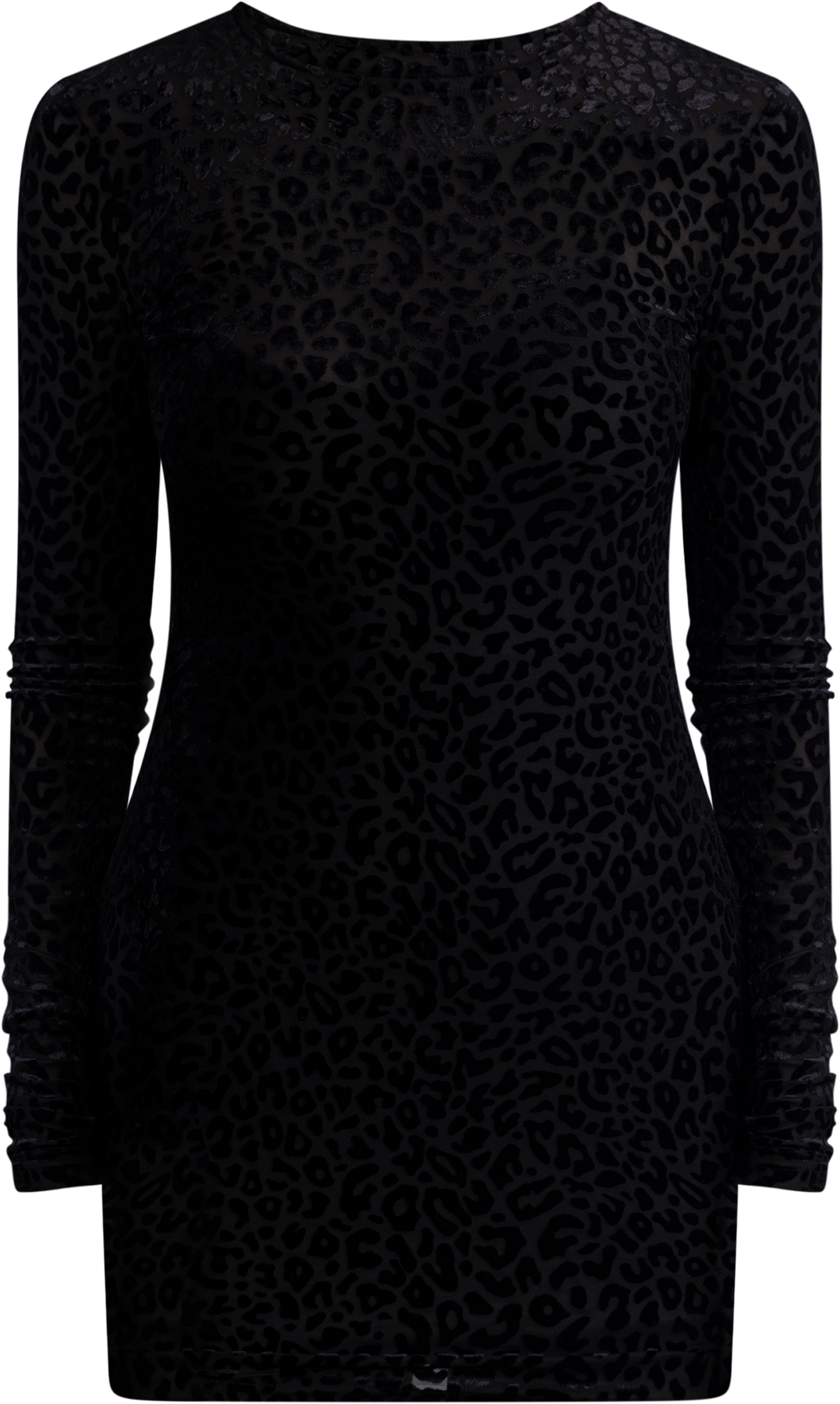 Angel Bodycon Leo Mini Dress - Black