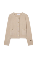 Estelle Solid Cardigan - Sand
