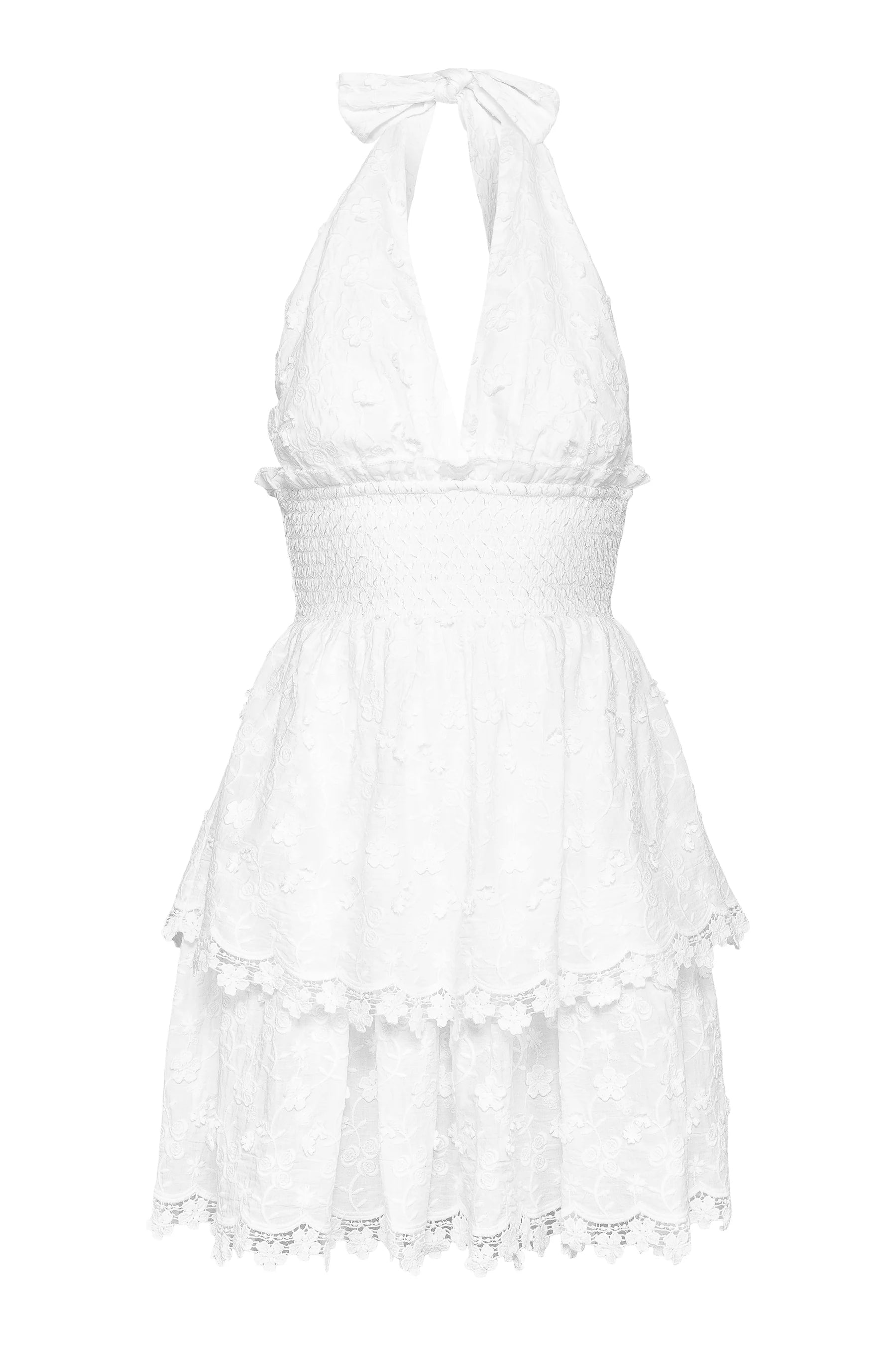 Evelyn Mini Dress - Emerald - Ruched Bustier Short Dress