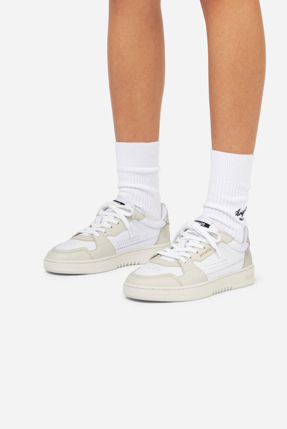 Dice Lo Sneaker - White/Gold