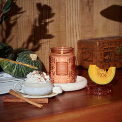 Large Glass Jar - New Spiced Pumpkin Latte