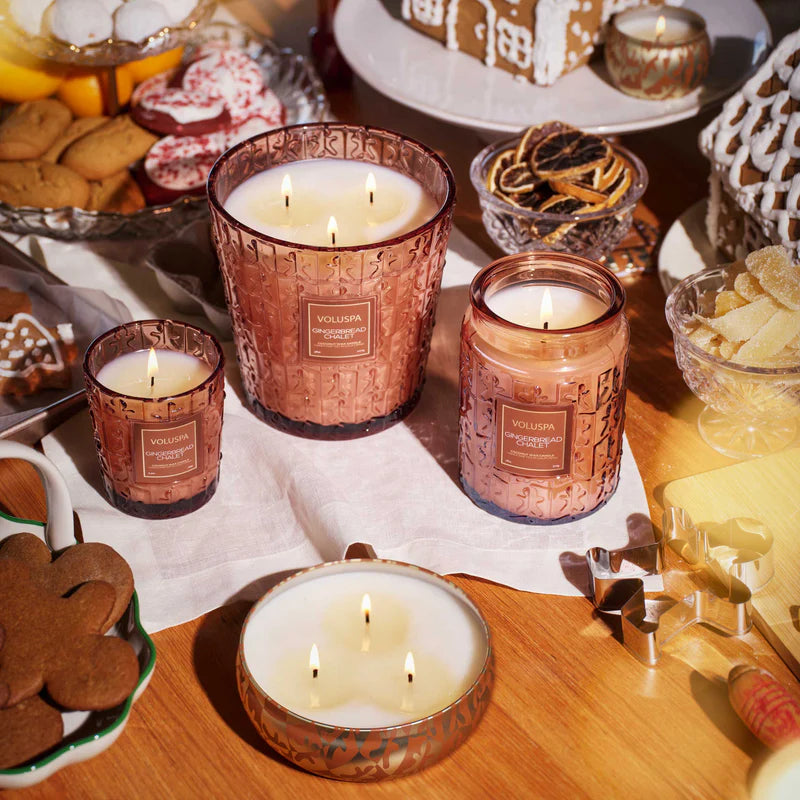 Classic Boxed Candle - New Gingerbread Chalet