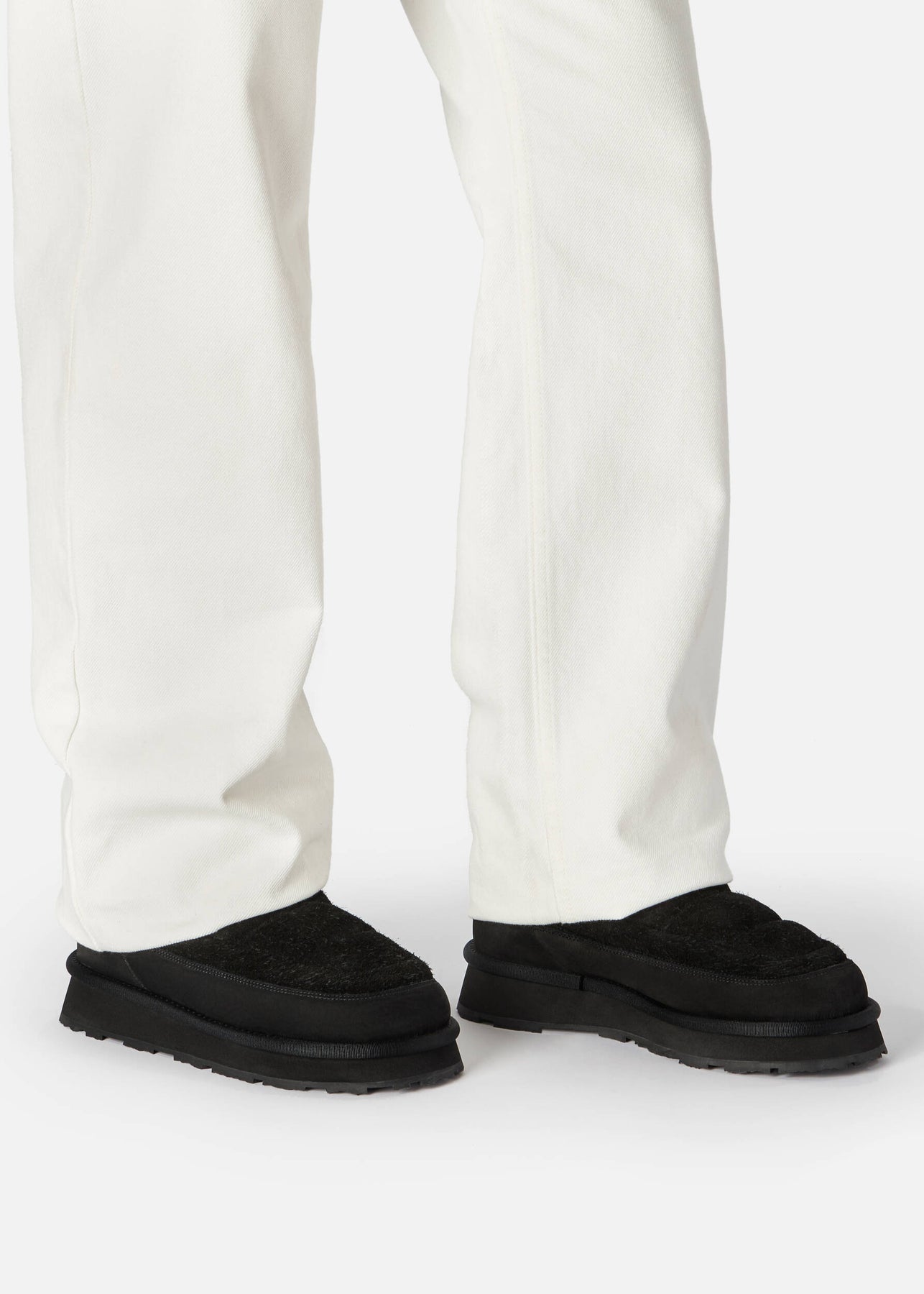 Pillow Boot - Black/Beige