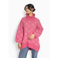 Fam Long Sweater - Chateau Rose