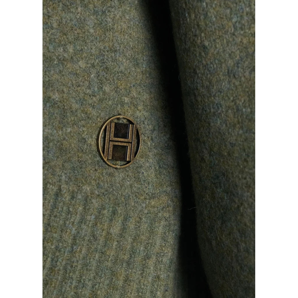 Fam Patch Short Sweater - Winter Moss