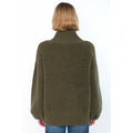 Fam Patch Short Sweater - Winter Moss
