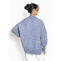 Fam V-Neck Sweater - Faded Denim