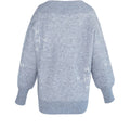 Fam V-Neck Sweater - Faded Denim