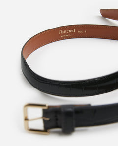 Barbara Belt  - Leather Black