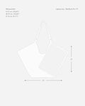 Dahlia Tote Bag - Suede Chocolate