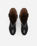 Frances - Leather Black