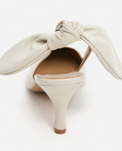 Franchesca Bow - Leather Creme