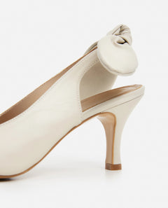 Franchesca Bow - Leather Creme