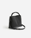 Hedda Midi Handbag - Leather Black