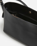 Hedda Midi Handbag - Leather Black