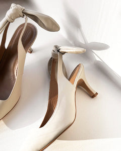 Franchesca Bow - Leather Creme