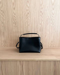 Hedda Midi Handbag - Leather Black