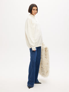 Oversized Logo Sweatshirt - Off-White