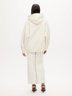Oversized Logo Hoodie - Off-White