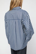 Coastal Shirt - Dark Navy Pinstripe