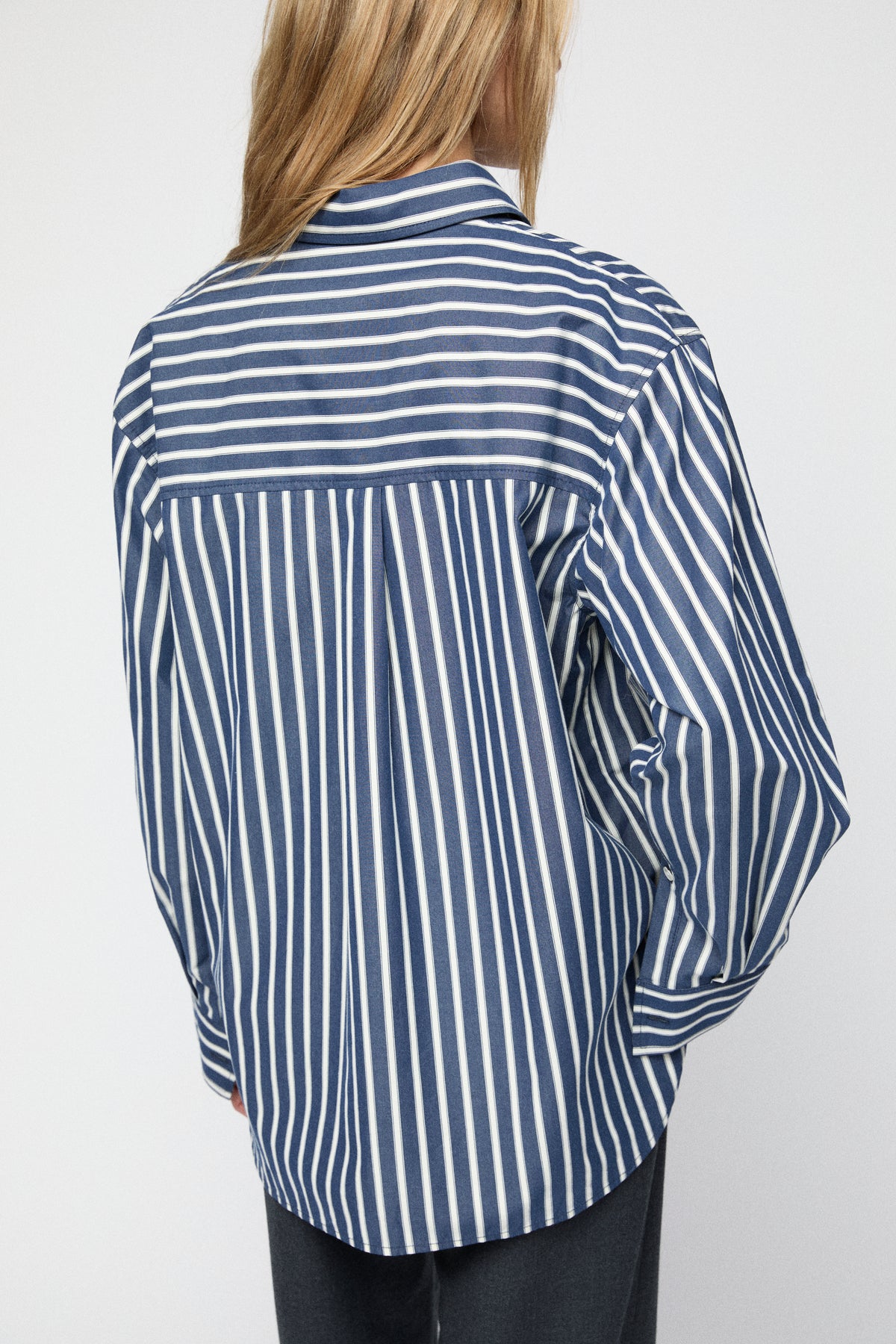 Coastal Shirt - Dark Navy Pinstripe