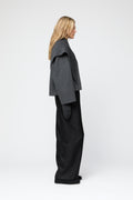Double Cocoon Jacket - Charcoal