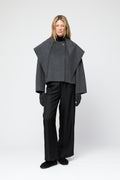 Double Cocoon Jacket - Charcoal