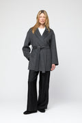 Double Wrap Jacket - Charcoal