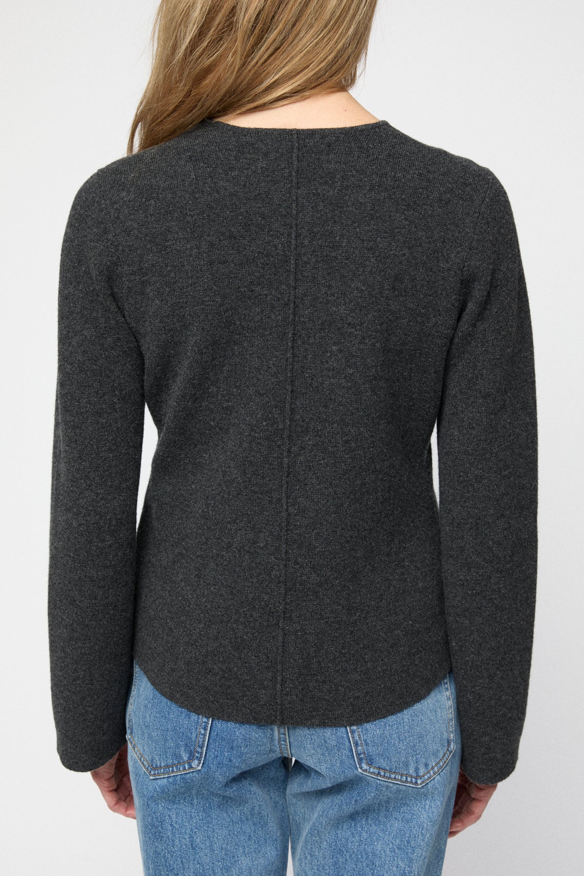 Milano Knit Wool Blazer - Graphite