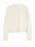 Classic Wool Cardigan - Macadamia