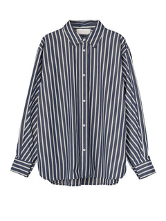 Coastal Shirt - Dark Navy Pinstripe