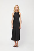 Bias Cut Spark Dress - Jet Black