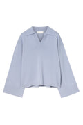Cape Cod Polo Sweater - Cornflower Blue