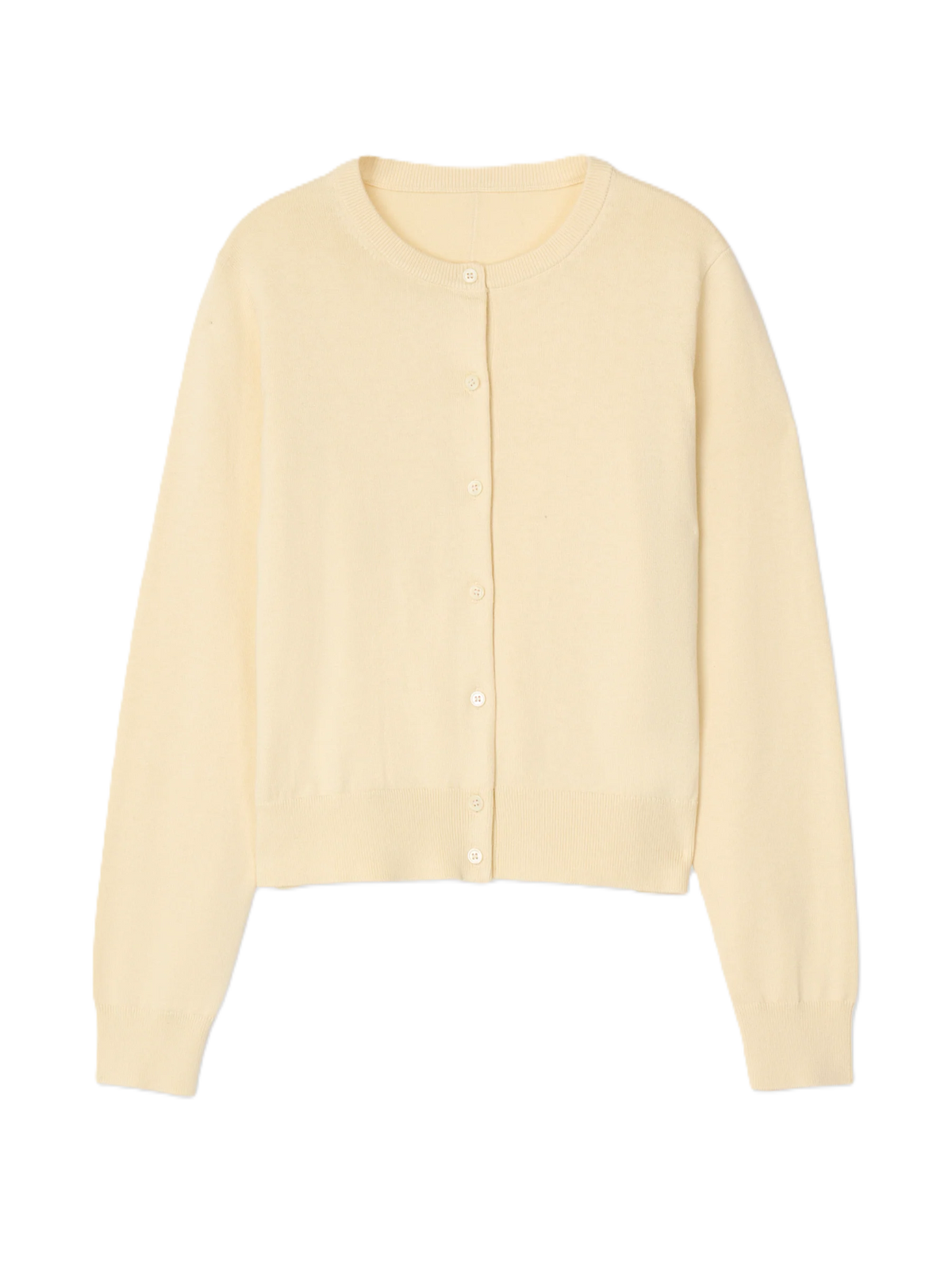 Cotton Cashmere Cardigan - Panna Cotta