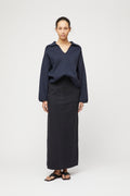 Cotton Storm Knit - Navy