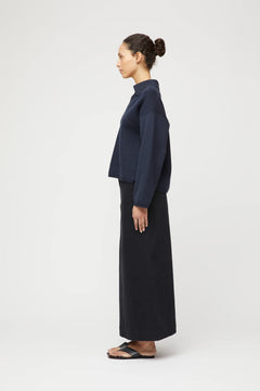 Cotton Storm Knit - Navy