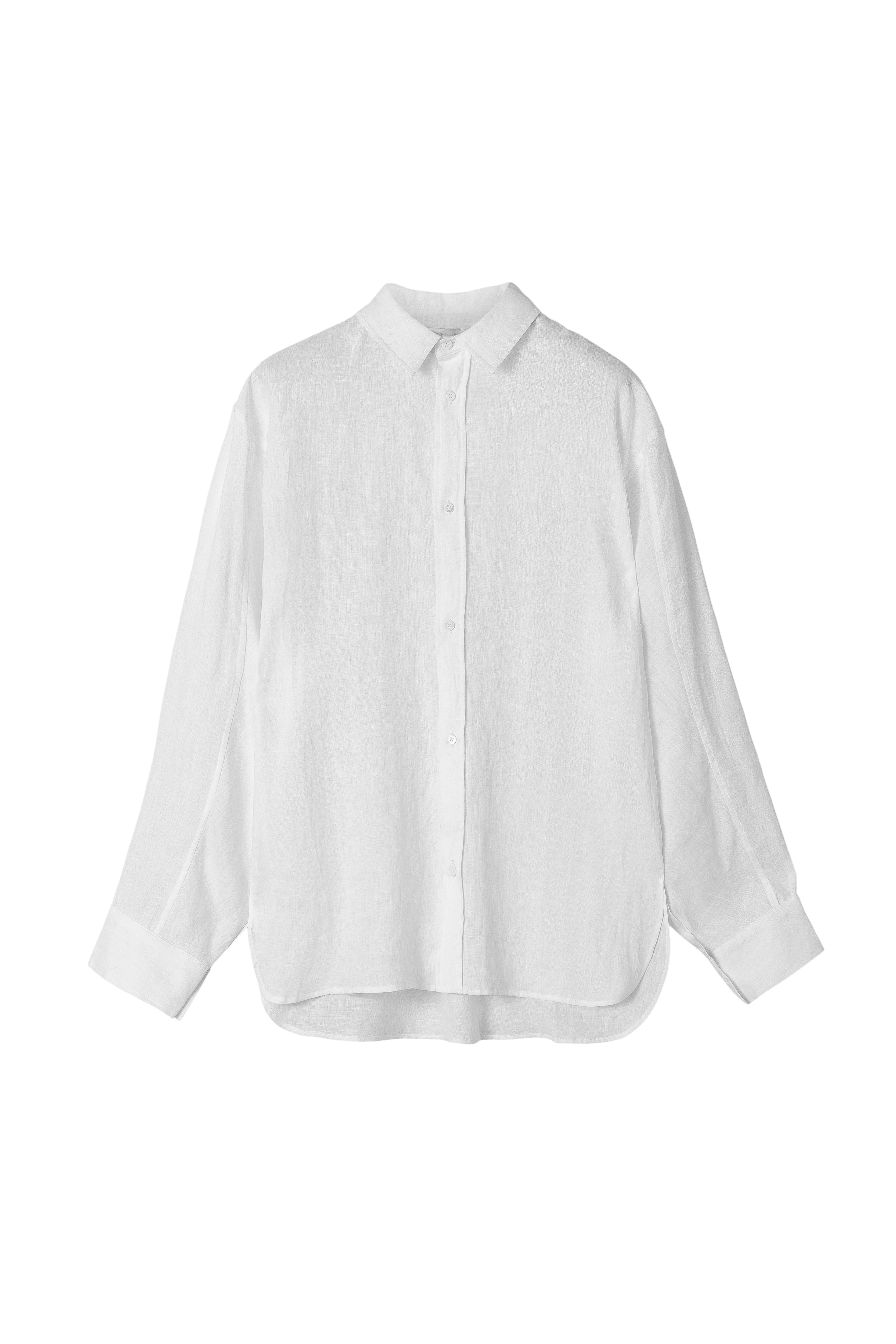 FWSS - Bluser & skjorter - Linen Coastal Shirt - Jet Stream White - Villoid