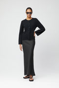 Milano Knit Blazer - Jet Black