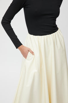 Vivienne Midi Skirt - Panna Cotta