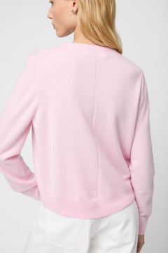 Classic Wool Cardigan - Ballet Pink