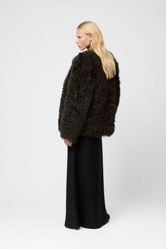 Como Shearling Jacket - Chocolate