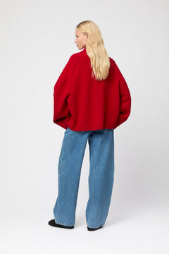 Issa Turtleneck Sweater - Crimson