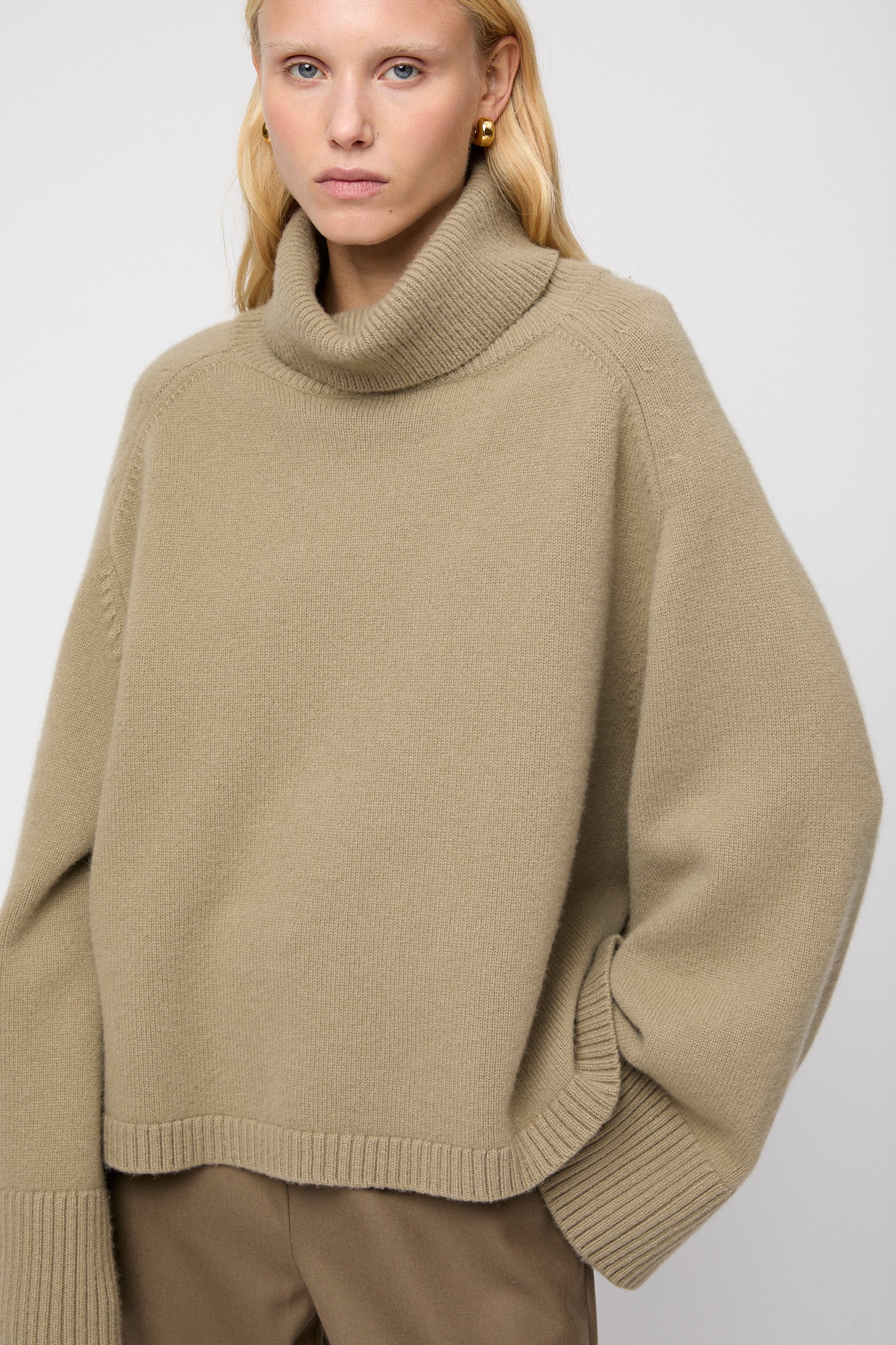 Issa Turtleneck Sweater - Olive