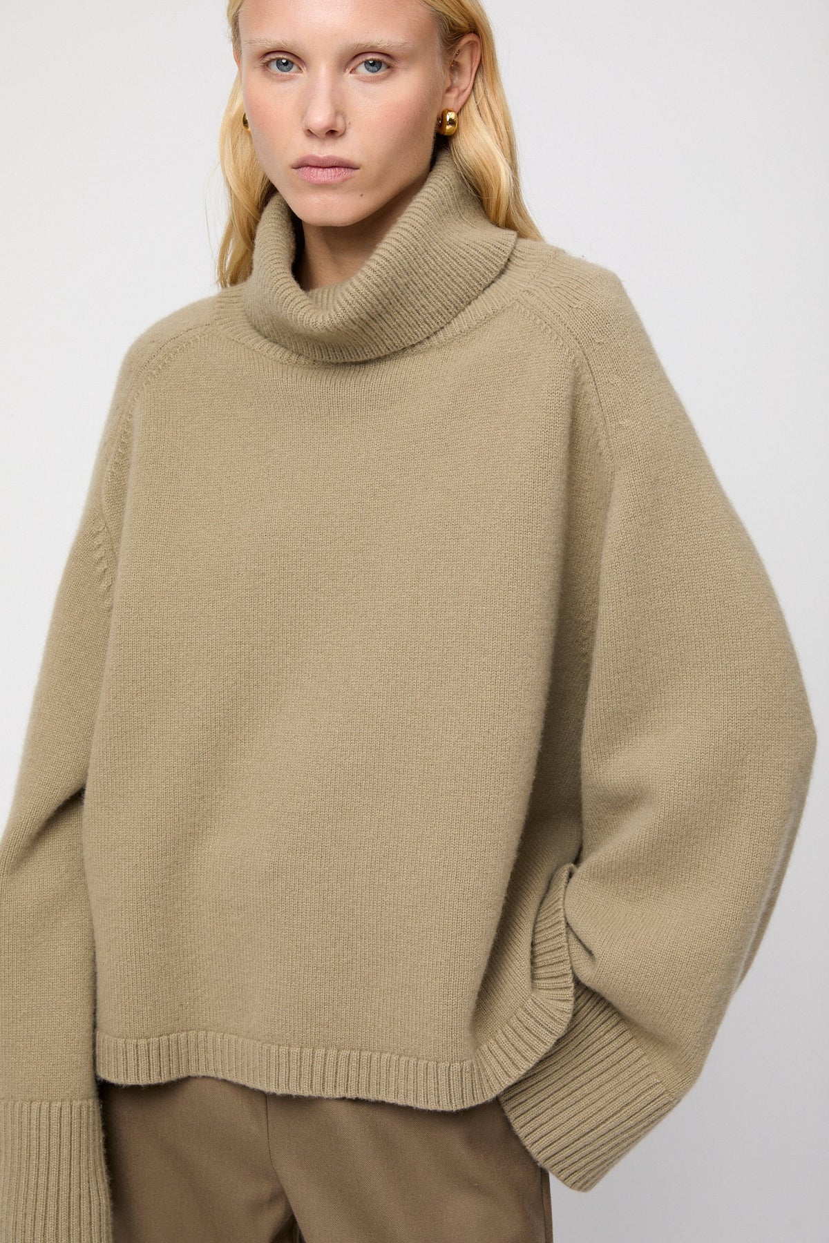 Issa Turtleneck Sweater - Olive